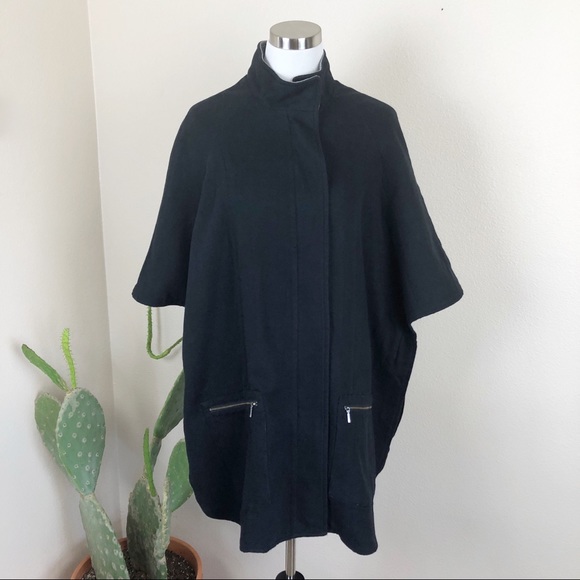 ✖️SOLD✖️•CASLON• Nordstrom Oversized Cape Coat - Picture 2 of 8